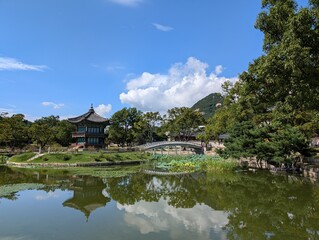 Fototapeta premium Gyeongbokgung Palace, Seoul, South Korea