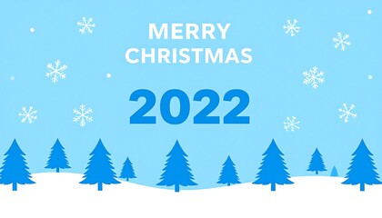 Simple Christmas 2022 greeting card