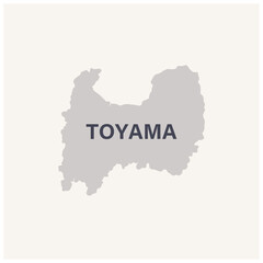 Obraz premium 富山県のアイコン、日本の47都道府県のアイコンより. Toyama Prefecture icon, from the icons of Japan's 47 prefectures