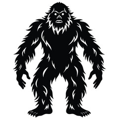 Obraz premium Bigfoot Silhouette
