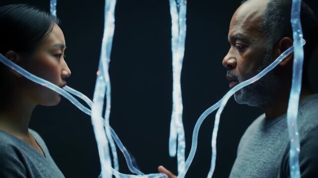 Telepathic Link Between Minds