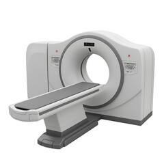 Realistic Illustration of a CT Scanner Machine Medical Diagnostic Equipment