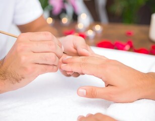 Close-up of a manicure session (1)