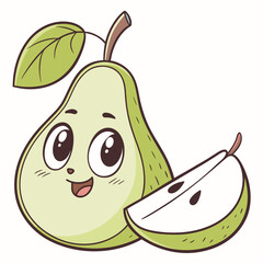illustration of pear