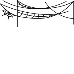 Halloween Spider Web Header