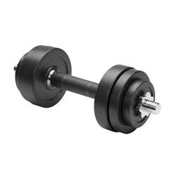 Naklejka premium Realistic Dumbbell Illustration Isolated on Transparent Background