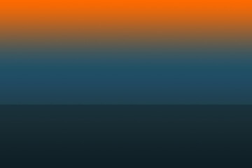 Obraz premium Dark Gradient Background with Orange and Blue Tones – Abstract Minimal Backdrop for Design and Presentation
