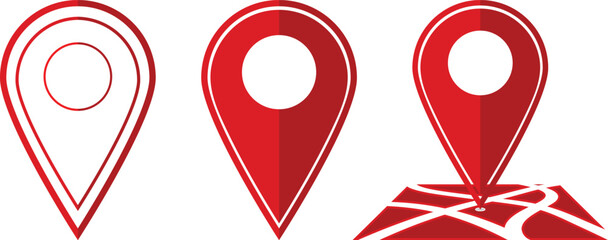 location icon, map pointer, pin, gps, map pin, vector icons