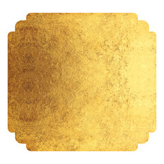 gold leaf plaque