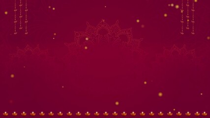 Lotus flowers indian festivals diwali background. wedding invitations, holidays. ornamental decoration Luxury mandala.