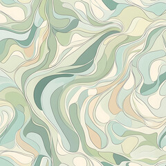 Fototapeta premium Tile or carpet pattern background with decorative, symmetrical elements. Ideal for wallpaper, textiles, or digital design projects.