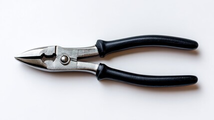 Obraz premium Metal pliers against white background