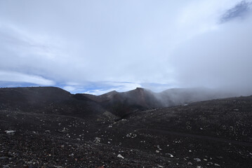 Climbing Mount Fuji, Shizuoka, Yamanashi, Japan