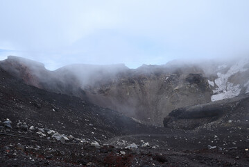 Climbing Mount Fuji, Shizuoka, Yamanashi, Japan