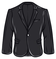 Naklejka premium PNG Blazer clothing apparel jacket.