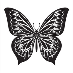butterfly wings symmetrical vector design