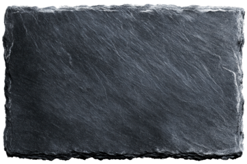 Dark slate stone with a natural edge for decor