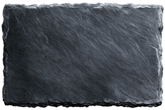 Dark slate stone with a natural edge for decor