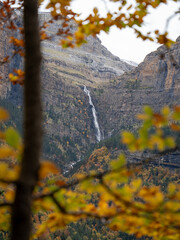 Waterfall in Mountains