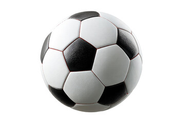 Obraz premium Classic soccer ball with black and white panels