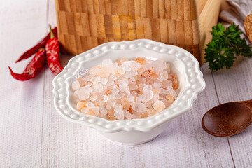 Himalaya pink salt for cooking