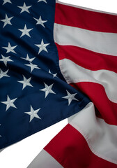 USA Flag Illustration American National Symbol with Red White and Blue Colors