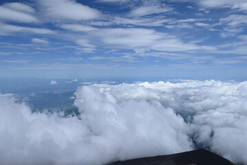 Climbing Mount Fuji, Shizuoka, Yamanashi, Japan
