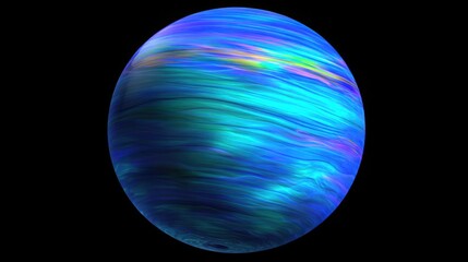 Uranus with mysterious internal heat waves visible through translucent atmosphere.