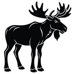 Fototapeta premium Moose Silhouette