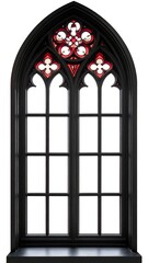 Gothic window, ornate design