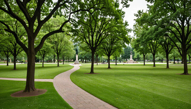 Le parc ombrag&eacute;