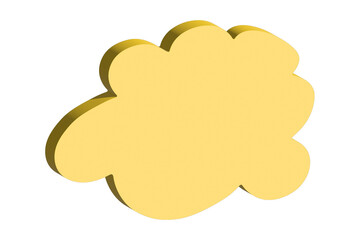 3d speech bubble Blank empty message box Textbox frame for banners, price tags, stickers, design