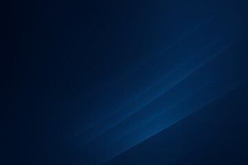 Fototapeta premium Abstract dark blue background with subtle glowing diagonal lines, representing technology and design