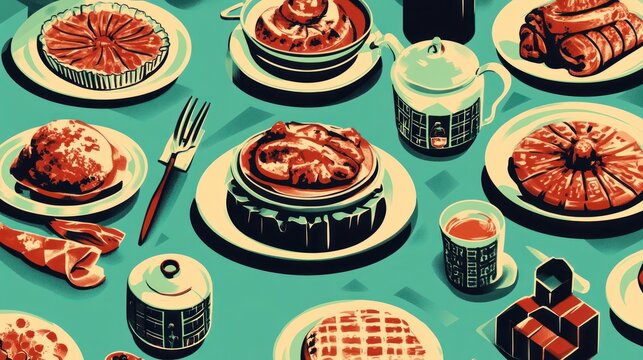 Naklejki Hong Kong Dim Sum Feast