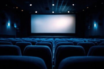 Empty movie theater