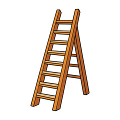 A sturdy wooden step ladder with wide steps and a natural finish, perfect for reaching high places safely in homes, workshops, or libraries. Classic, durable, and reliable.
