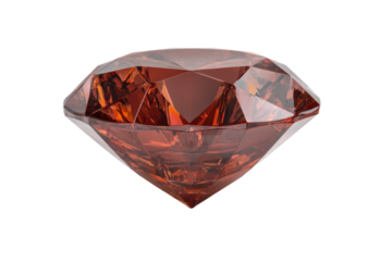 A red diamond is shown on a white background