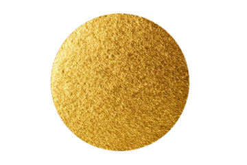 A gold colored object with a shiny surface