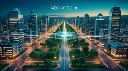 City lights blur into streaks of motion as traffic speeds through a vibrant urban highway at night.