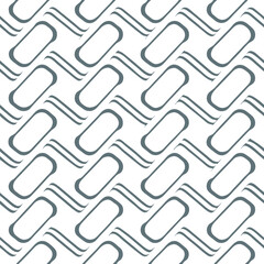 Chain Link Inspired Seamless Pattern – Minimal Vector Background