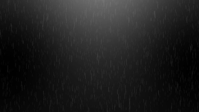 Dramatic rainfall animation overlay for video projects, dark stormy night vibe, atmospheric backdrop