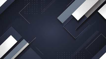 A modern office building with a blue sky background showcases digital technology on a computer screen, a laptop, and a mobile phone.