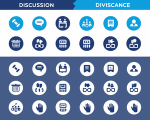 business and finance icons set
