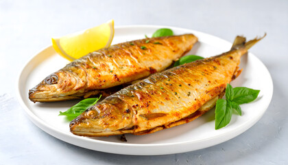 Grilled Mackerel with Lemon and Herbs
