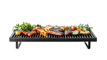 Sleek Ember Grill Station