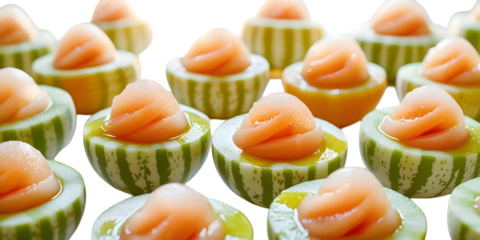 sandwiches with red caviar