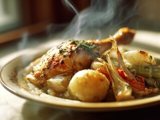 Roasted Chicken with Herb Roasted Vegetables