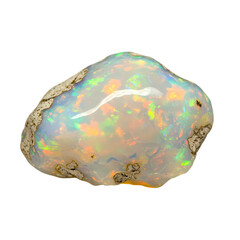 Stunning Opal Gemstone: Vibrant Colors & Iridescent Play-of-Color