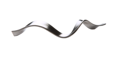 Curved Silver Wire Structure