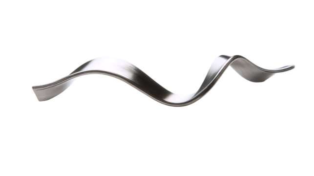 Curved Silver Wire Structure